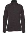 FPX-2W Stormtech Ladies Yosemite 1/2 Zip Pullover Black Heather colour image